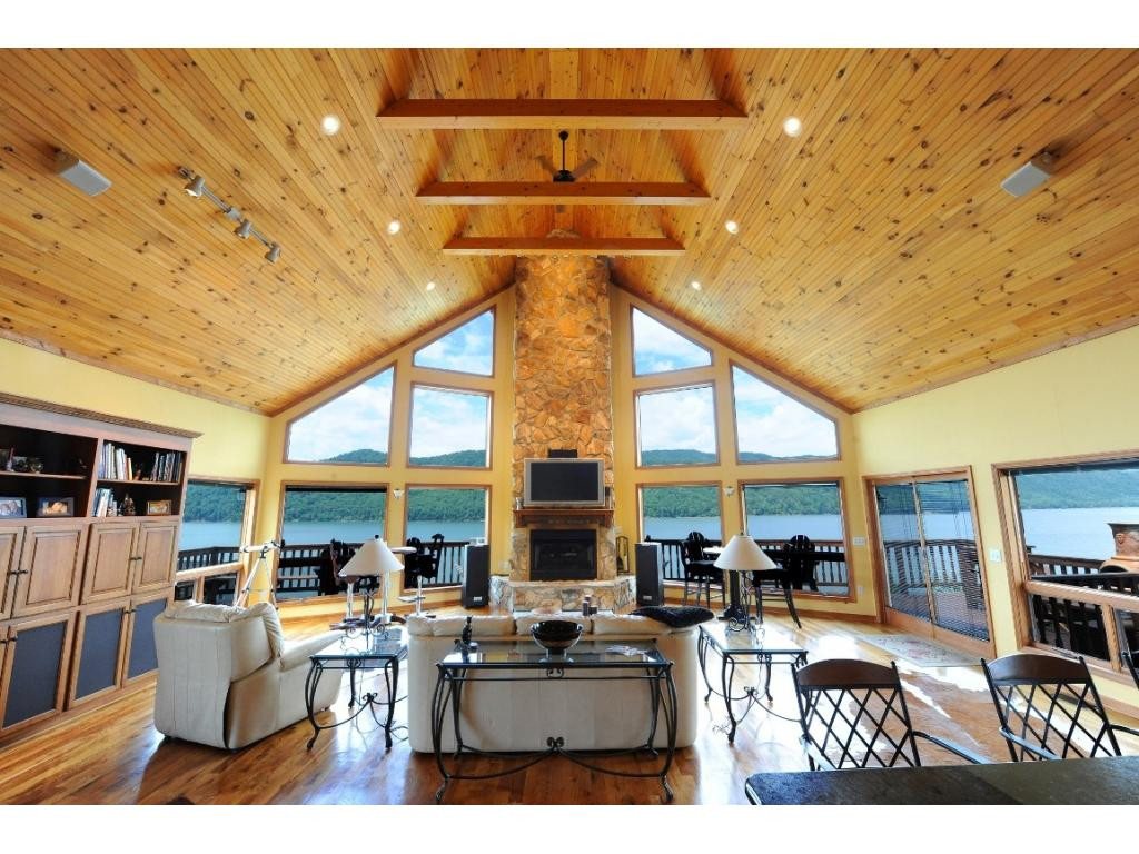 589 Harbor Point Road Butler, TN 37640 - Photo 2 of 22 VAULTED 24 FT LAKE VIEWS