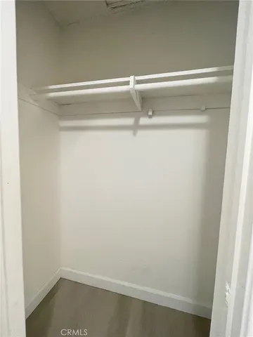 a view of a closet