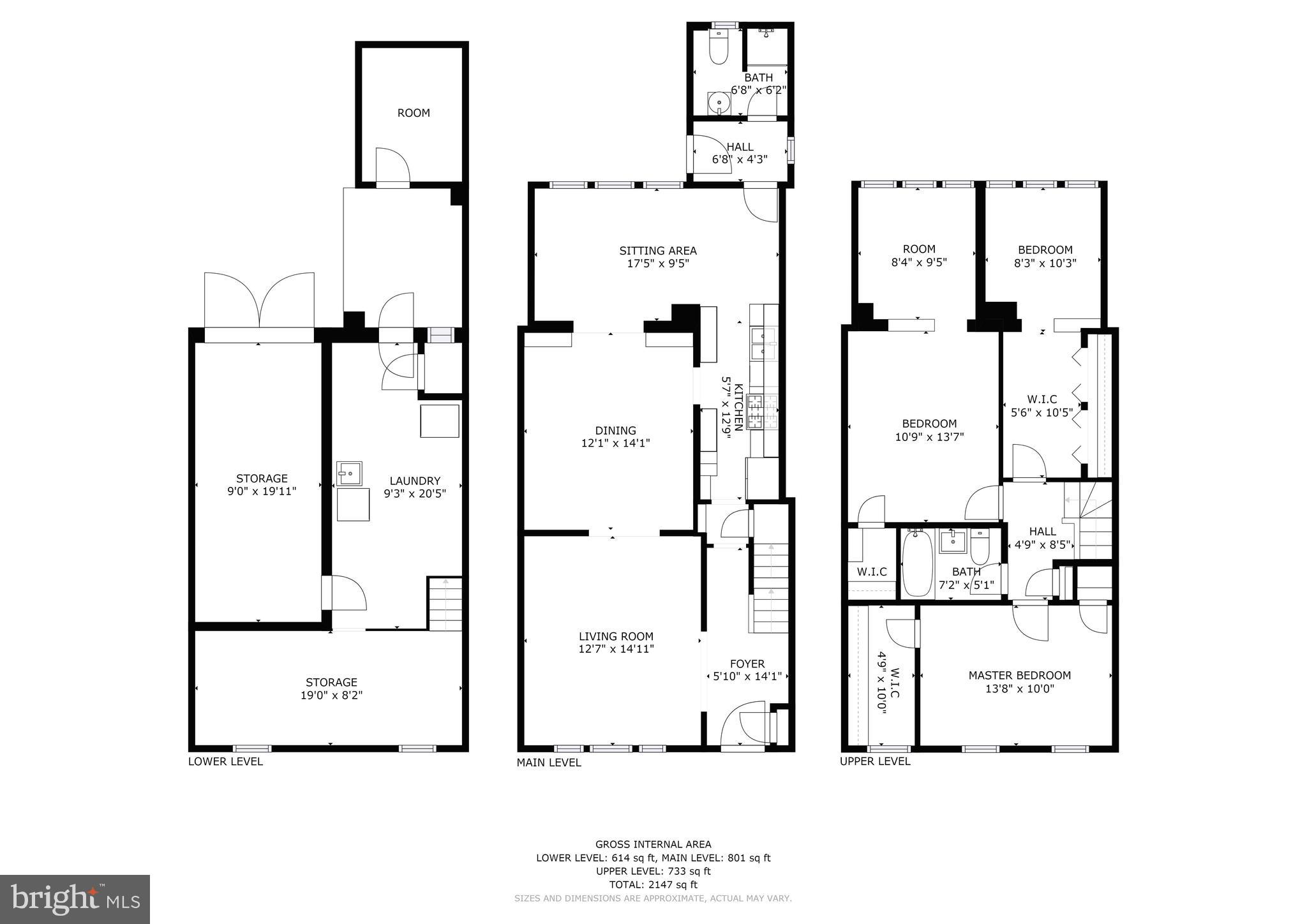 2204 Tunlaw Road Northwest Washington, DC 20007 - Photo 38 of 38 Floor Plan