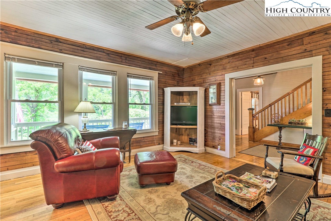 2280 Garvey Bridge Road Crumpler, NC 28617 - Photo 4 of 40 a living room with furniture and a large window