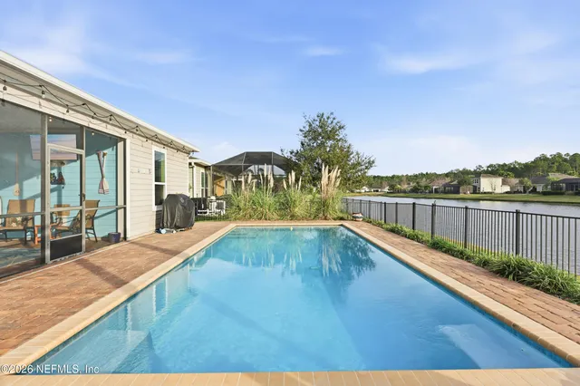 a outdoor view with a sitting space