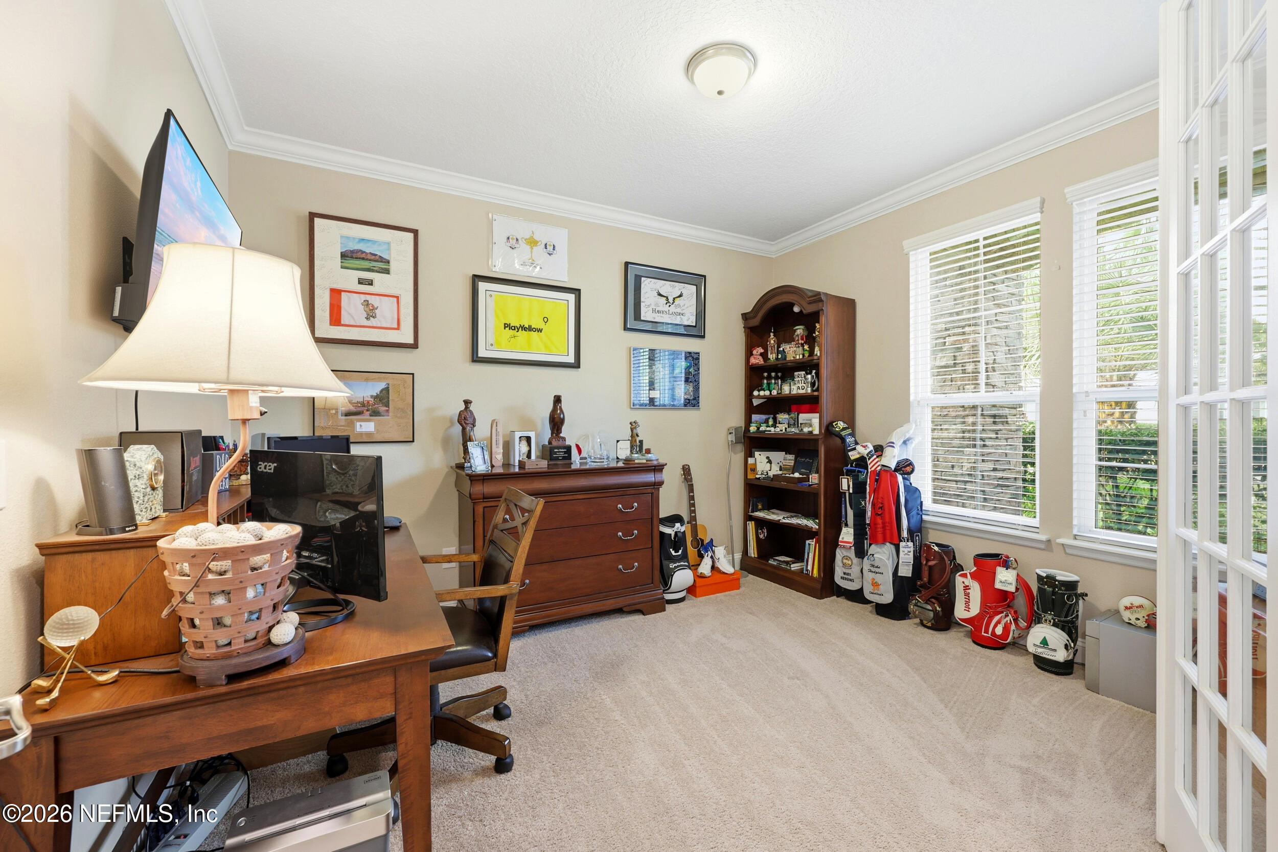 104 St Kitts Loop St. Augustine, FL 32092 - Photo 7 of 53 Private Office w Lovely French Doors