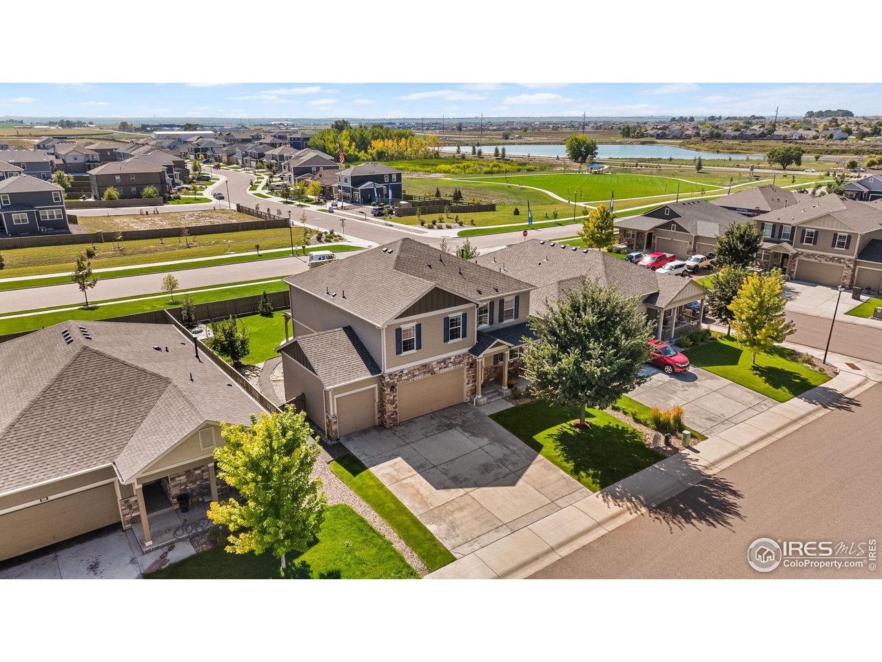 503 Buckrake Street Severance, CO 80550 - Photo 8 of 40 a view of a city with an ocean house