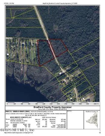 $98,900 | 0 Southwest 75th Avenue, Starke, FL 32091