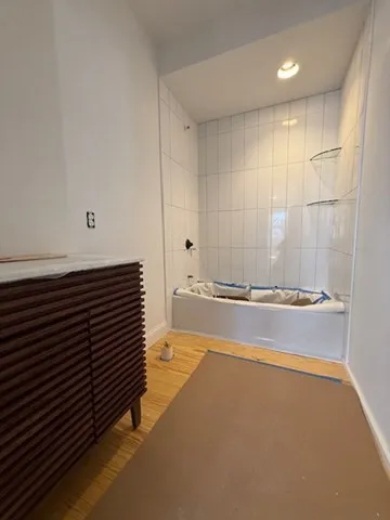 a view of kitchen and utility room