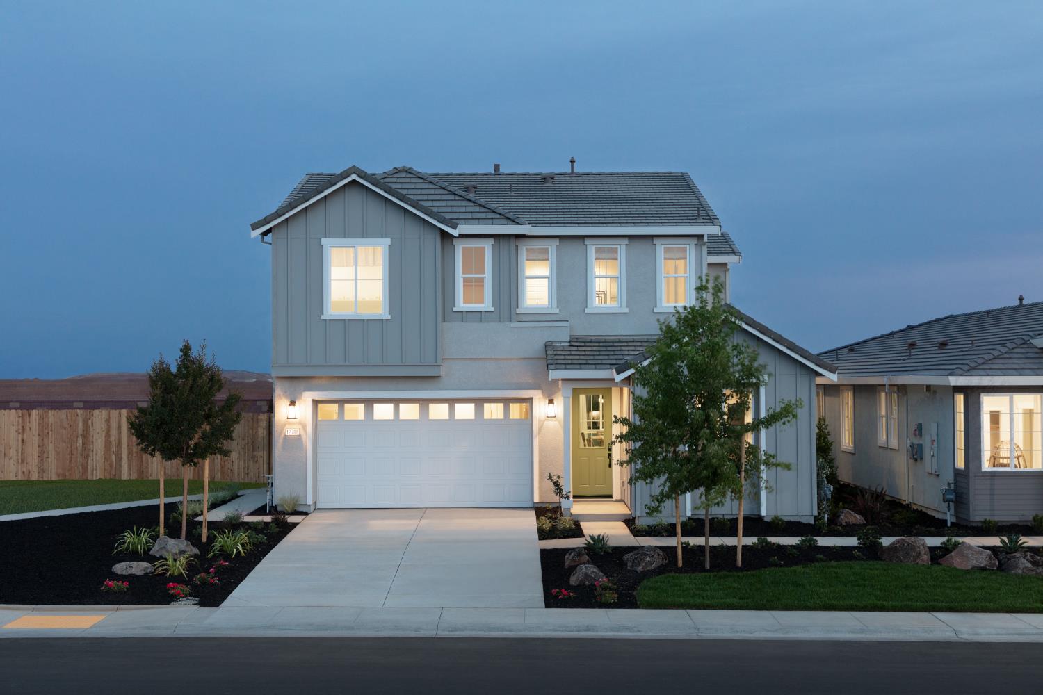 12708 Castaic Lk Way Rancho Cordova, CA 95742 - Photo 10 of 10 a front view of a house with a yard and garage