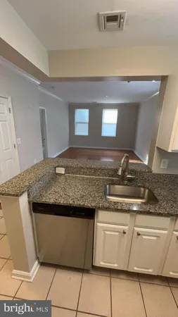 a view of a granite counter top