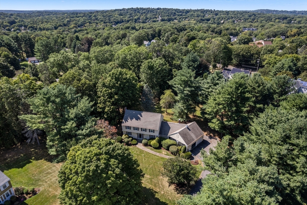 21 Pawnee Circle Milton, MA 02186 - Photo 14 of 17 an aerial view of a house with a yard