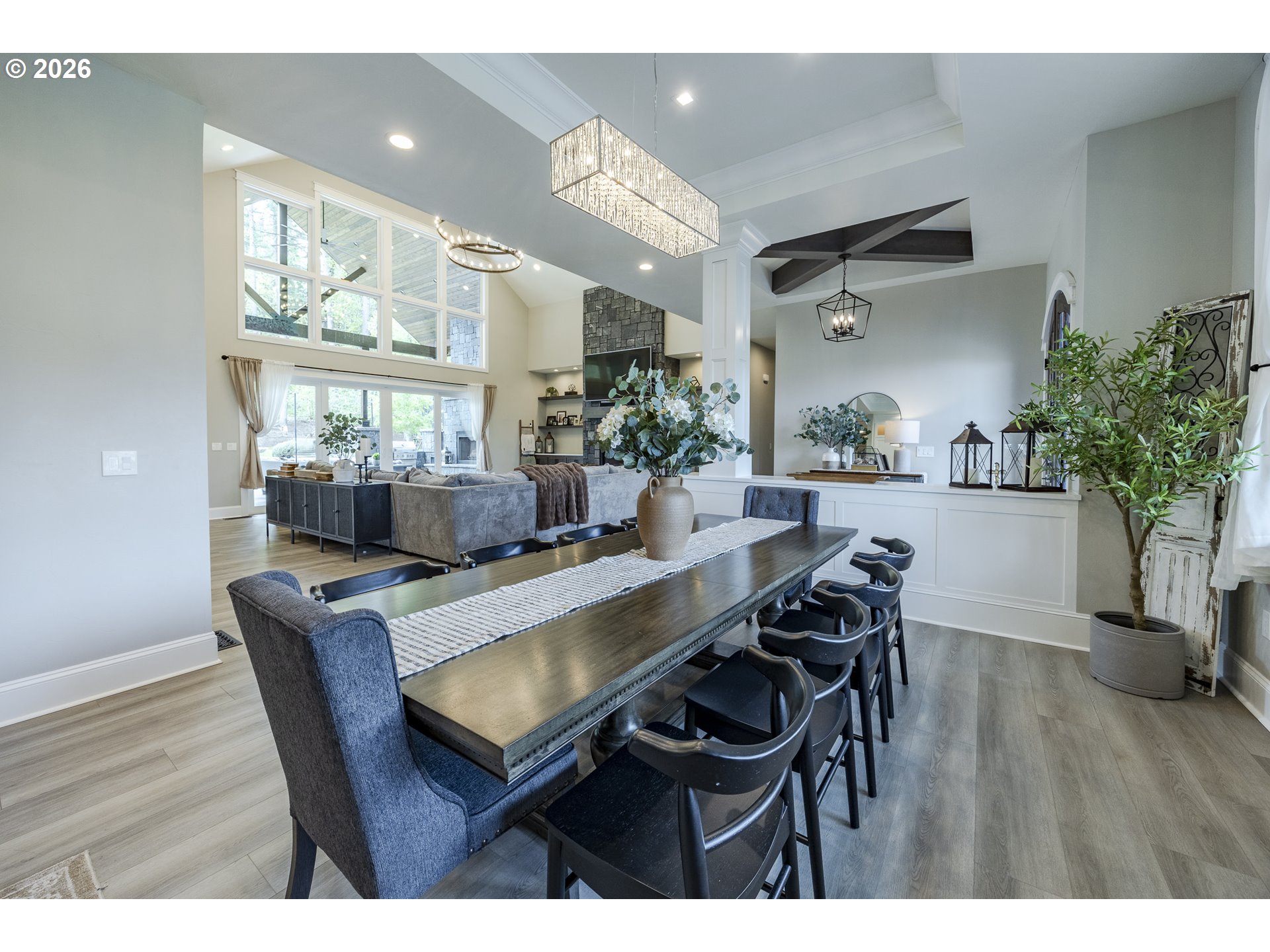 32568 Deberry Road Creswell, OR 97426 - Photo 11 of 41 a view of a dining room with furniture and wooden floor