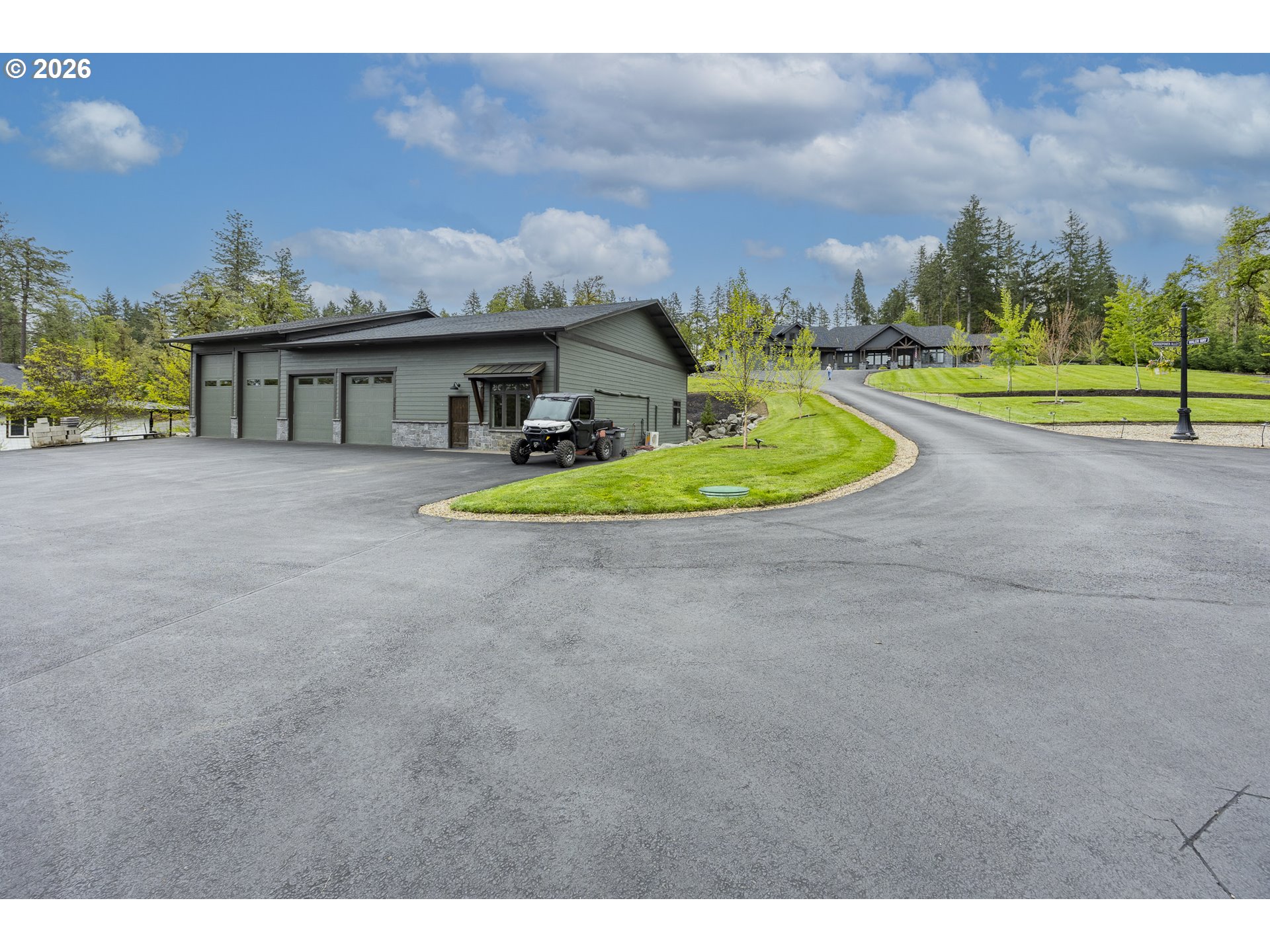 32568 Deberry Road Creswell, OR 97426 - Photo 40 of 41 a view of a house with a yard and garage