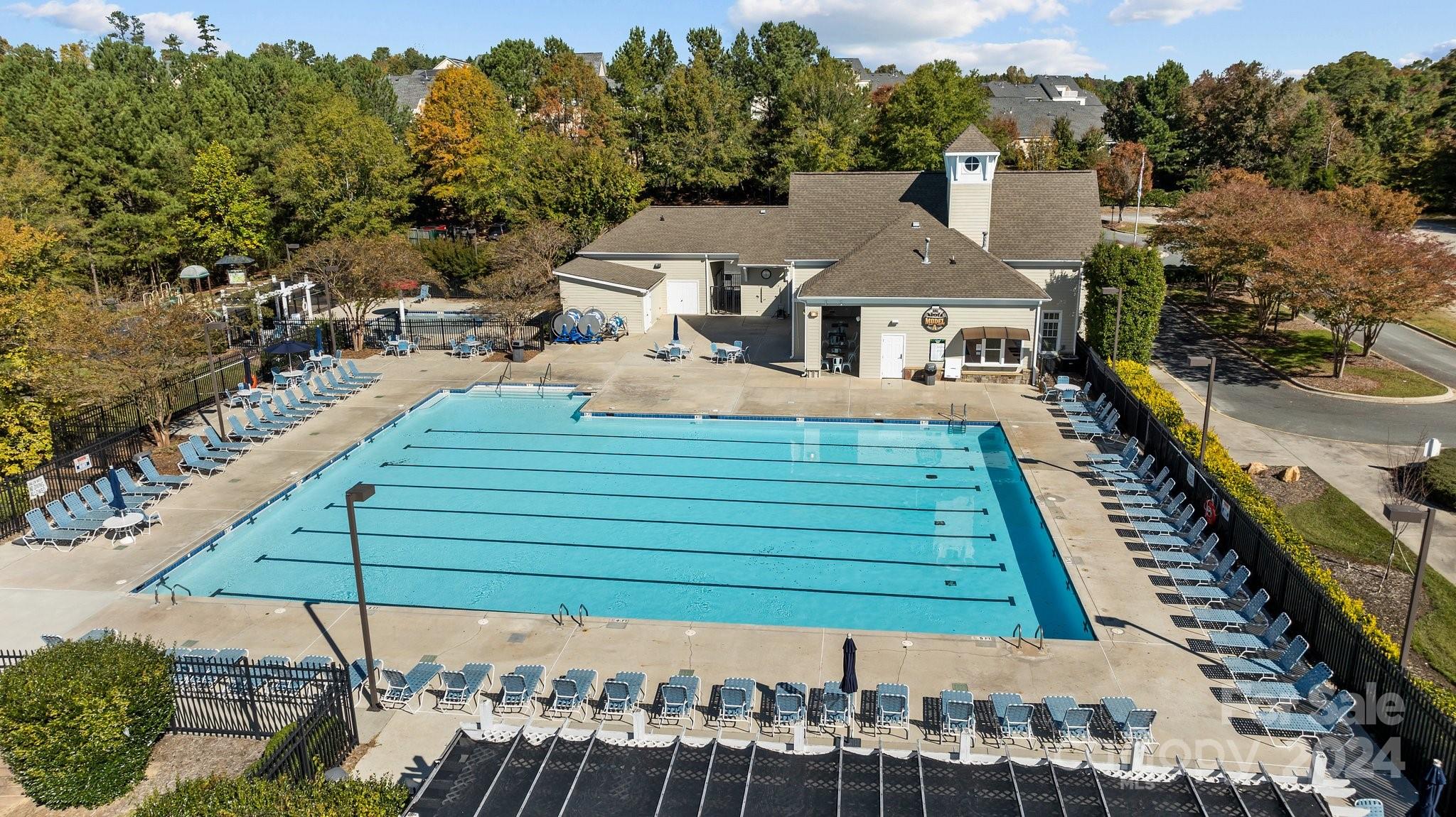 1106 Dove Trace Tega Cay, SC 29708 - Photo 35 of 38 a aerial view of a house with a yard