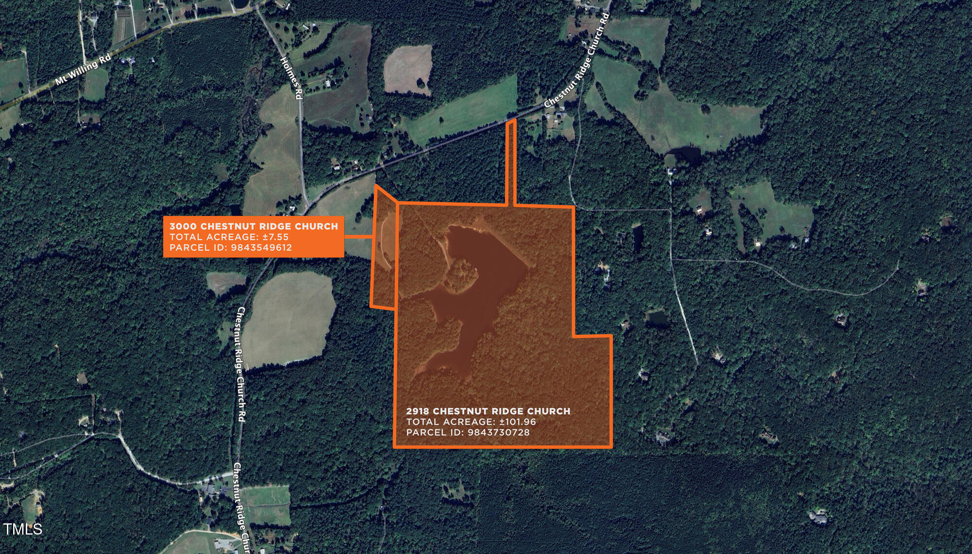 2918-3000 Chestnut Ridge Church Road Efland, NC 27243 - Photo 2 of 23 an aerial view of residential house with outdoor space