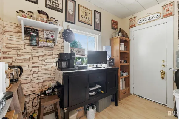 a bedroom with a bed and a closet