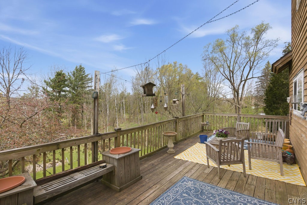 4017 E Road Cazenovia, NY 13035 - Photo 27 of 43 There are 3 access points for this deck - both sid