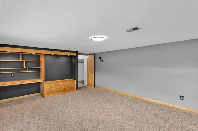 a view of an empty room