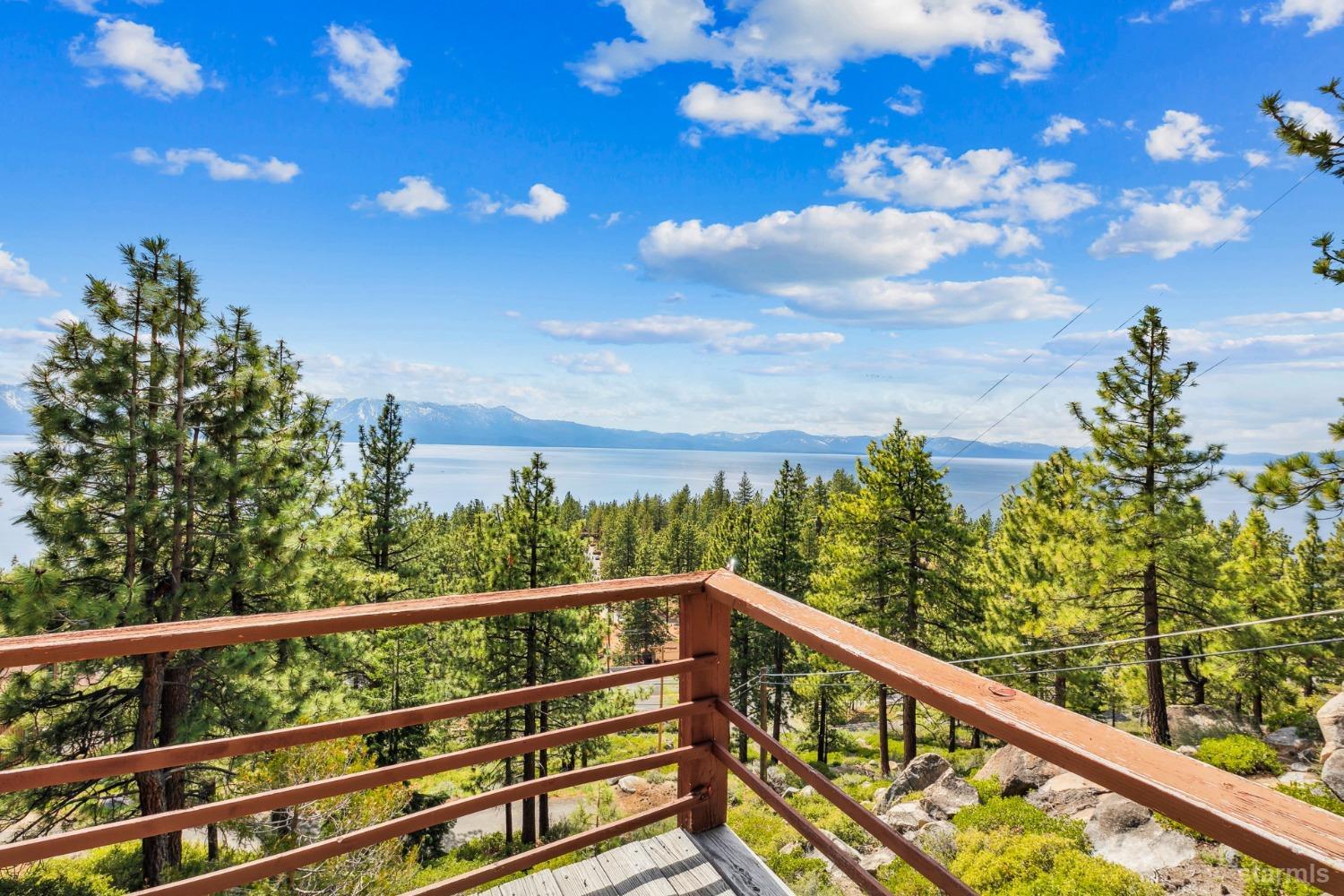 631 Point Road Zephyr Cove, NV 89448 - Photo 12 of 28 a view of a balcony with outdoor space