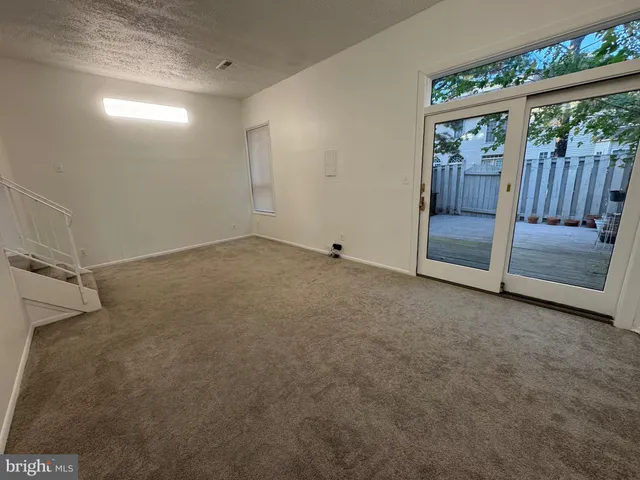 a view of an empty room