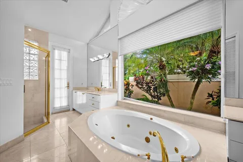 a house view with a outdoor space