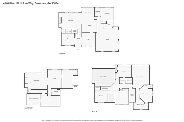 $979,000 | 4140 River Bluff Run Way, Suwanee, GA 30024