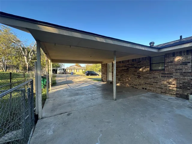 a view of a car garage
