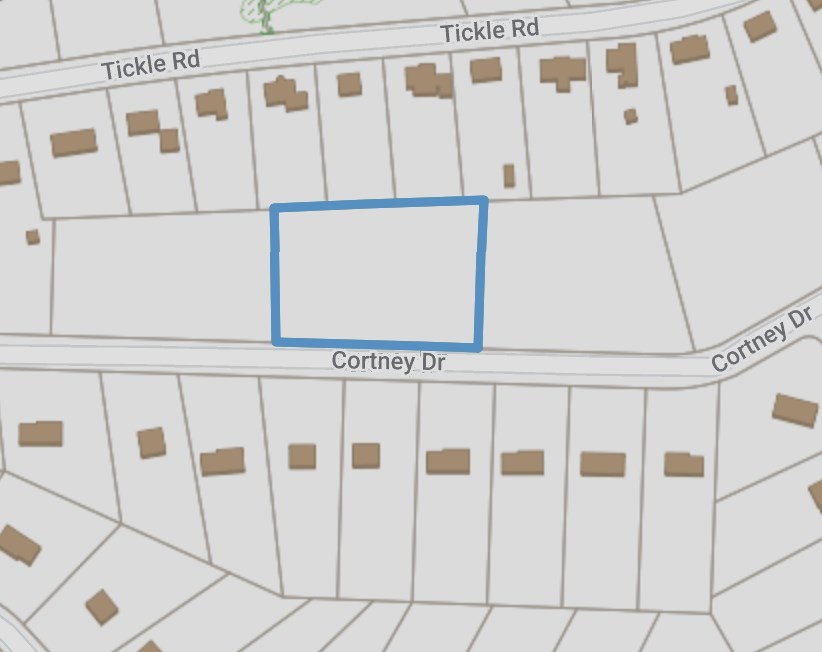 a white house with granite top and door