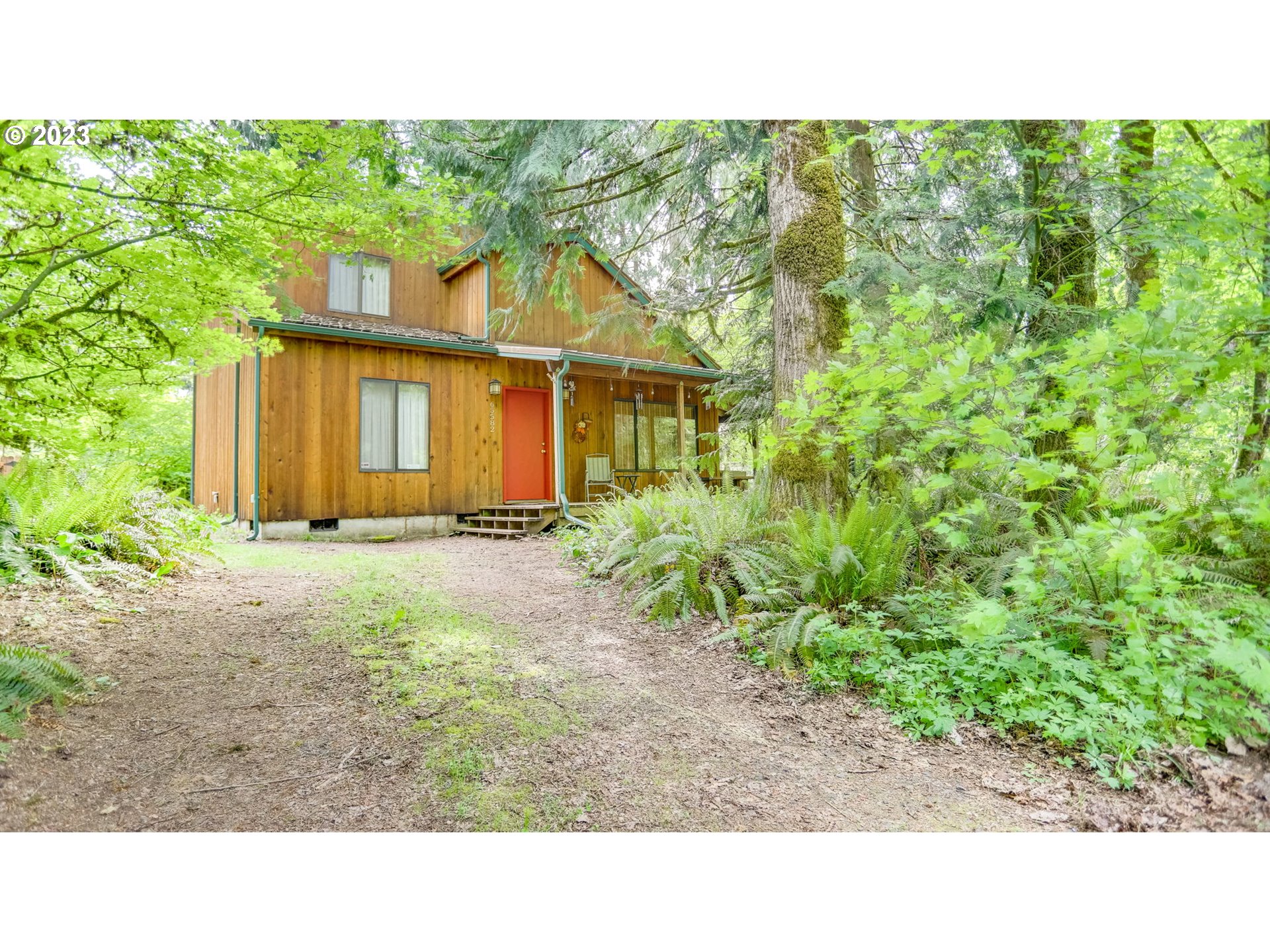 65582 East Timberline Drive Rhododendron, OR 97049 - Photo 4 of 48 a black and white photo of a house