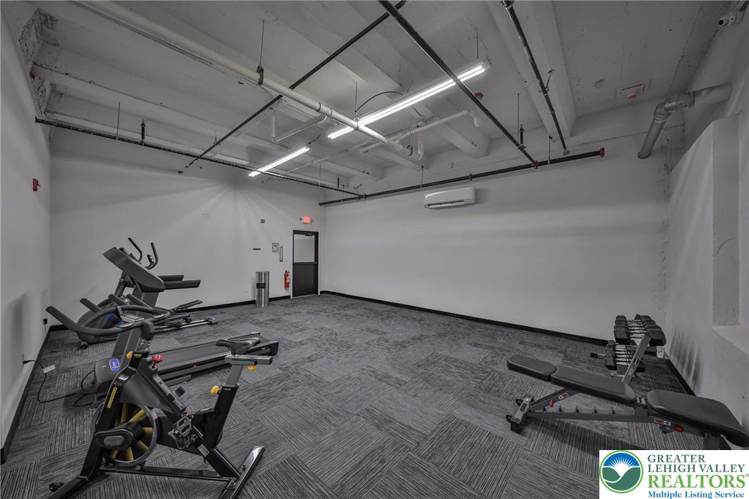 10 West Goepp Street, Unit 207 Bethlehem, PA 18018 - Photo 18 of 24 a room with gym equipment