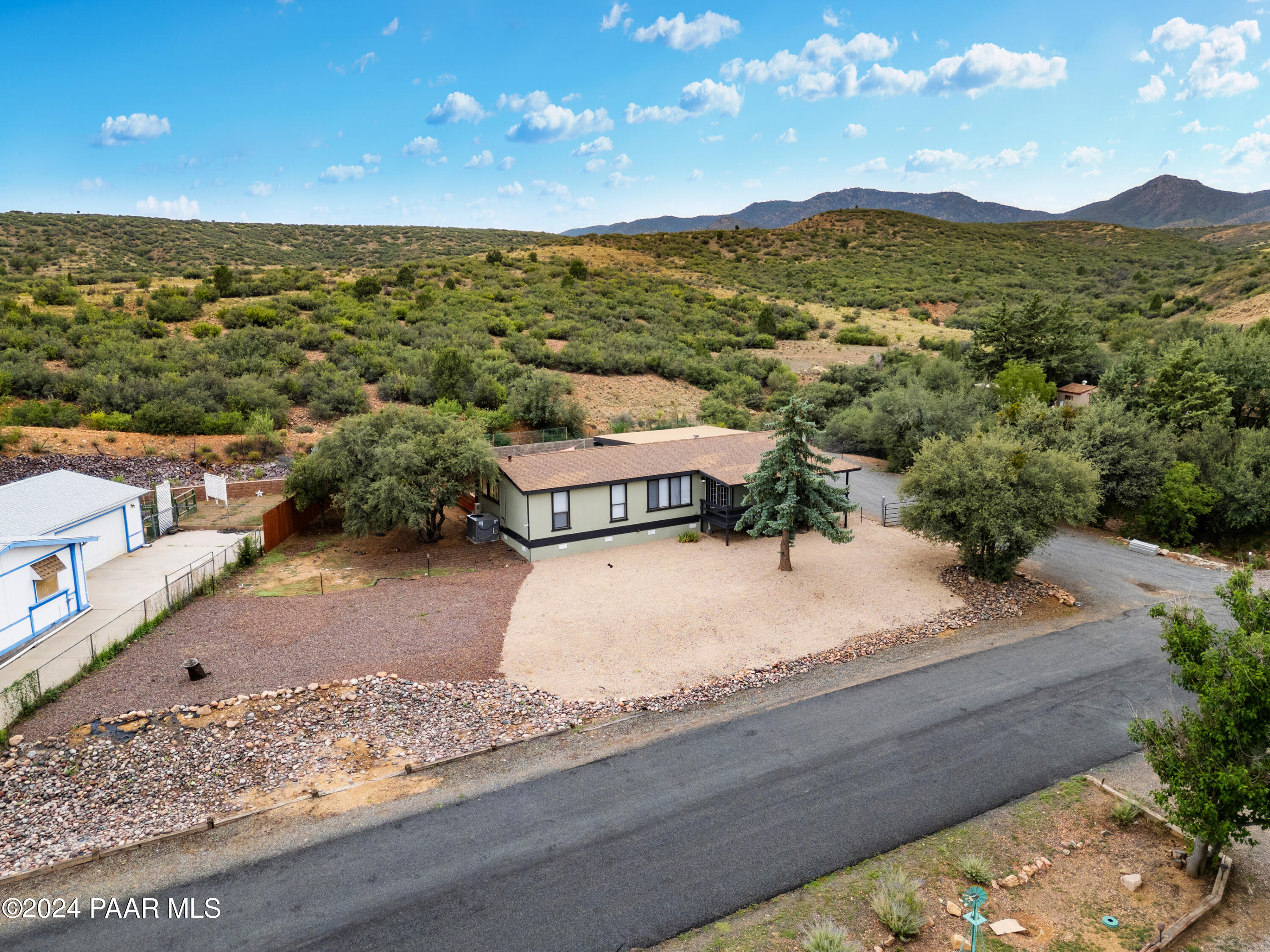 10045 East Durham Road Dewey, AZ 86327 - Photo 2 of 24 Front Aerial View Front