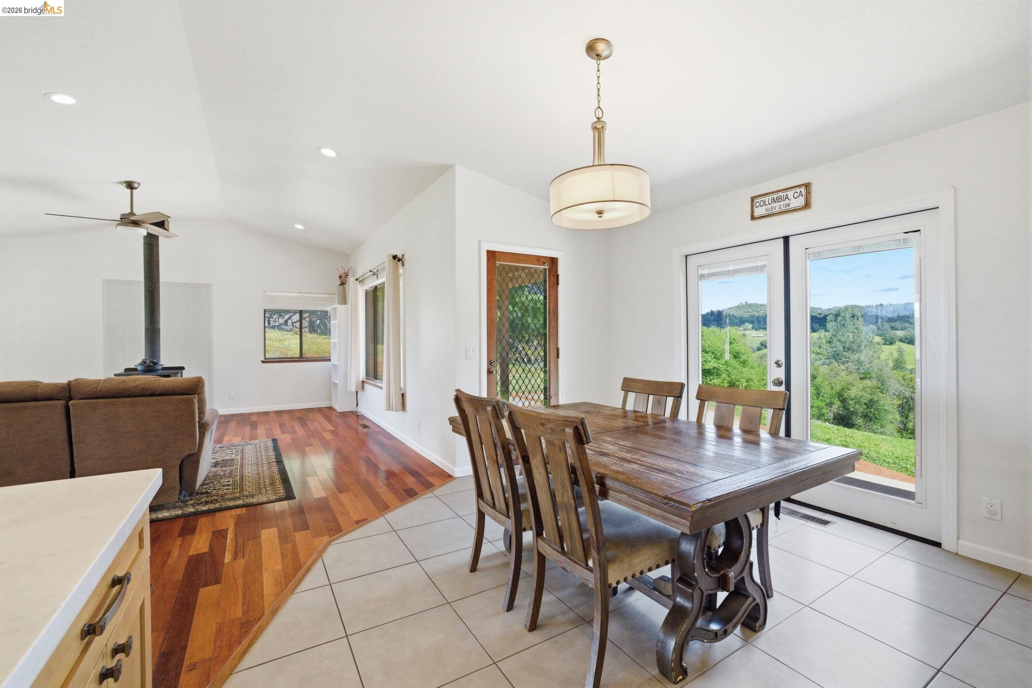 23245 Isabella Court Columbia, CA 95310 - Photo 13 of 34 a view of a dining room with furniture window and outside view