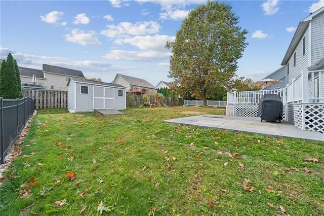 a house view with a garden space