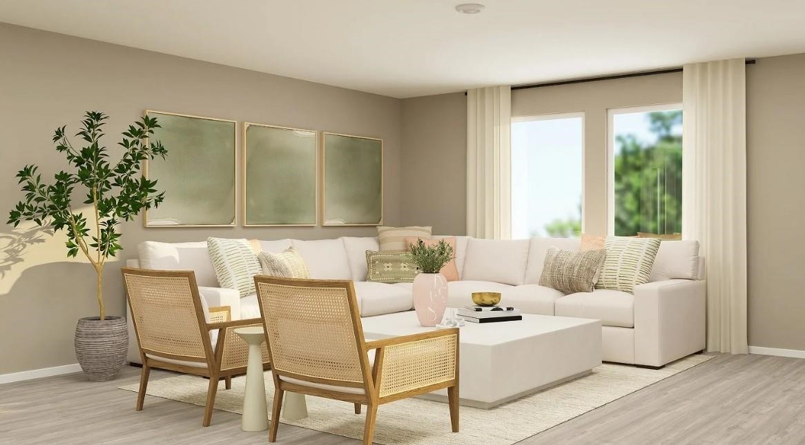 3008 Colusa Rdg Drive Katy, TX 77493 - Photo 13 of 14 a living room with furniture and a large window