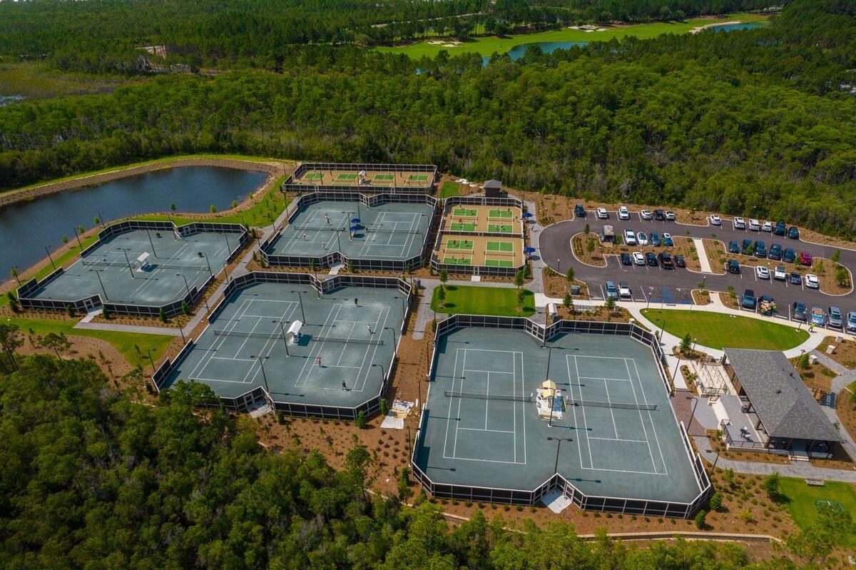 Lot 29 Windsong Inlet Beach Inlet Beach, FL 32461 - Photo 5 of 12 an aerial view of a house with a swimming pool