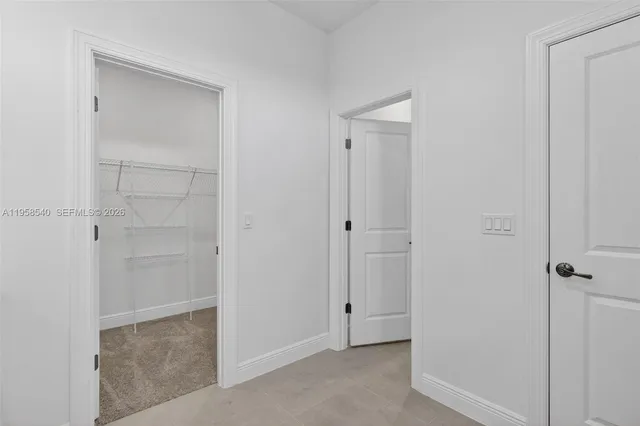 a view of an empty room