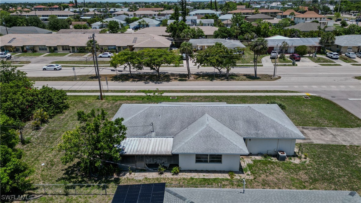 4646 Palm Tree Boulevard Cape Coral, FL 33904 - Photo 33 of 36 an aerial view of a house with a garden space