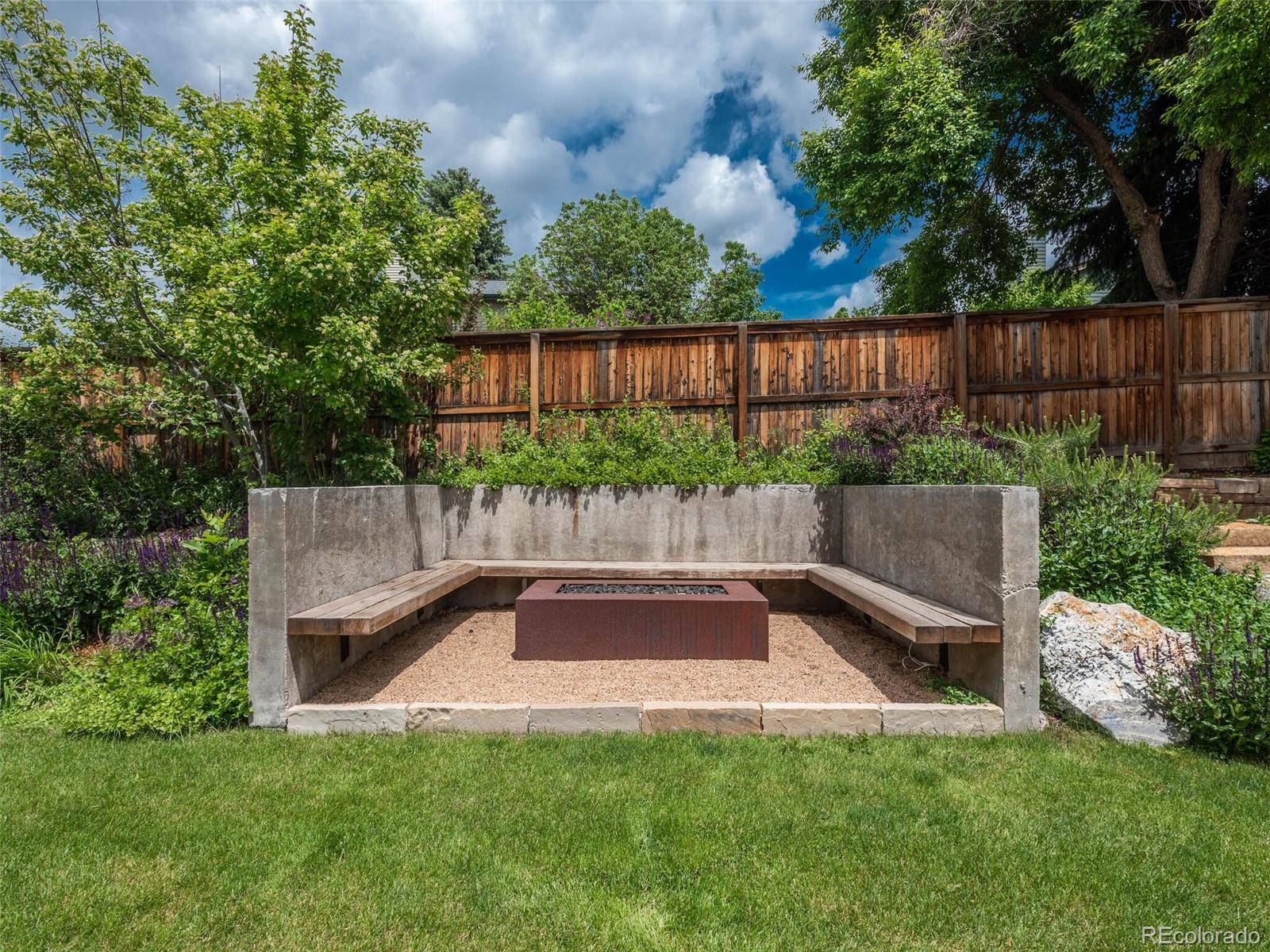 1005 Northridge Road Highlands Ranch, CO 80126 - Photo 24 of 28 a view of a backyard with a garden