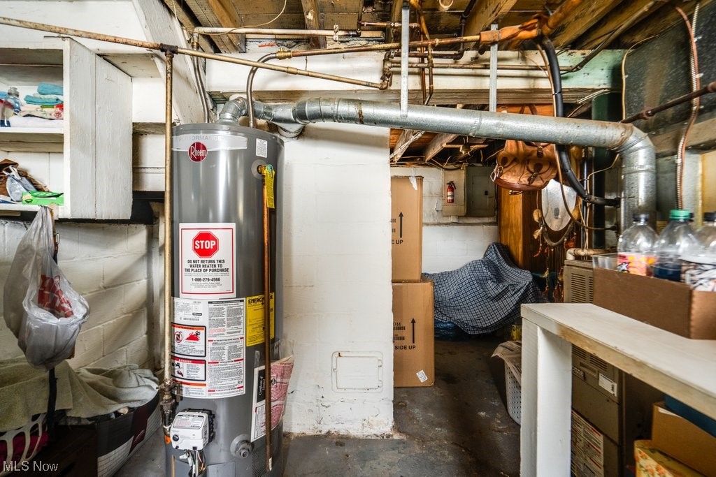 3554 Sykora Road Cleveland, OH 44105 - Photo 15 of 20 Utility room featuring gas water heater