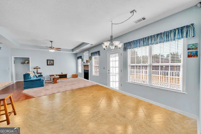 a very nice looking room with a large window