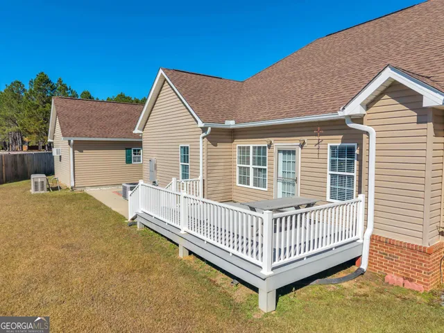 a view of a house with a balcony