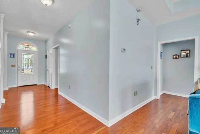a view of livingroom with hardwood