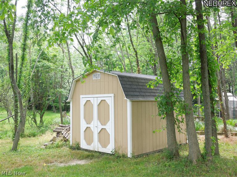 3828 Boston Road Brunswick, OH 44212 - Photo 15 of 16 Storage Building in Wooded Backyard!