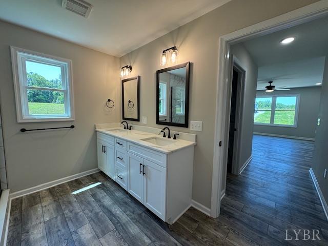 2248 Spg Grv Road Spout Spring, VA 24593 - Photo 11 of 22 a bathroom with a sink and a mirror