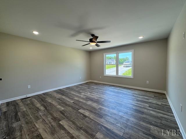 2248 Spg Grv Road Spout Spring, VA 24593 - Photo 7 of 22 an empty room with a window and a ceiling fan