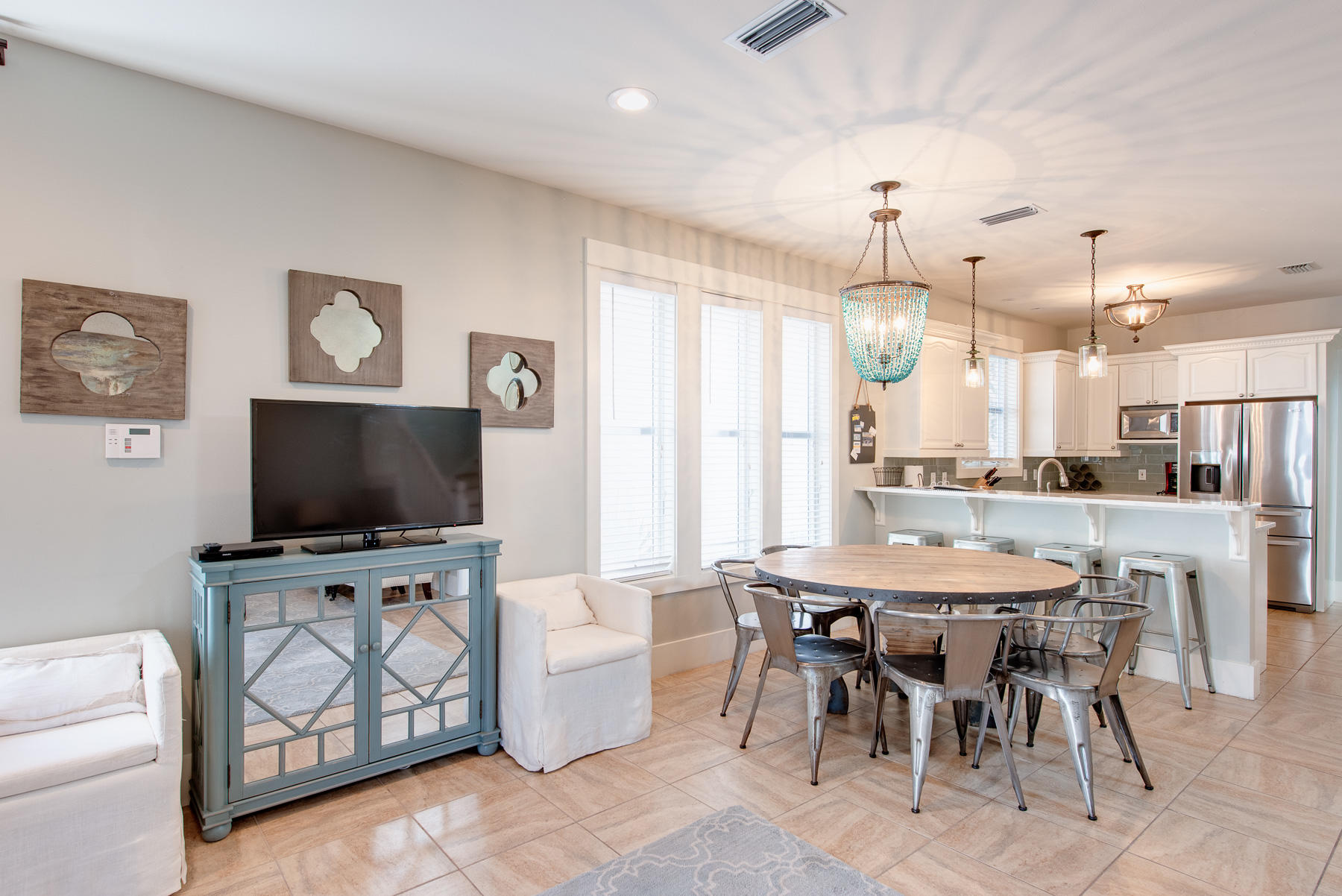 3 West Trigger Trail Inlet Beach Inlet Beach, FL 32461 - Photo 2 of 44 a dining room with furniture and wooden floor