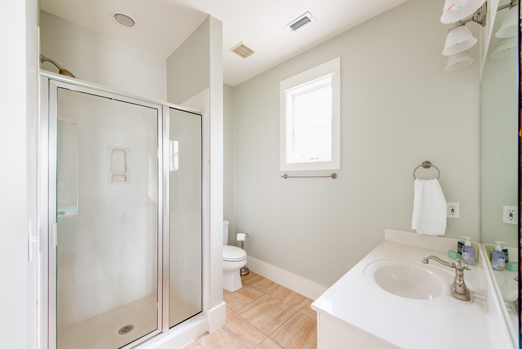 3 West Trigger Trail Inlet Beach Inlet Beach, FL 32461 - Photo 22 of 44 a bathroom with a sink toilet and shower