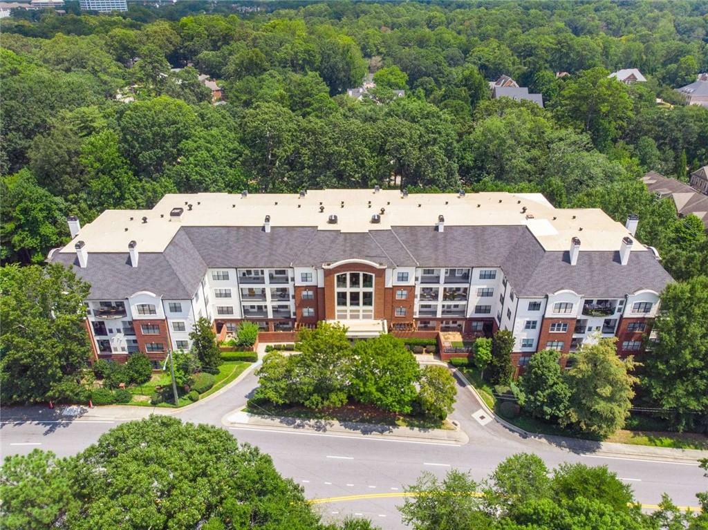 3275 Lenox Road Northeast, Unit 302 Atlanta, GA 30324 - Photo 50 of 50 an aerial view of a house
