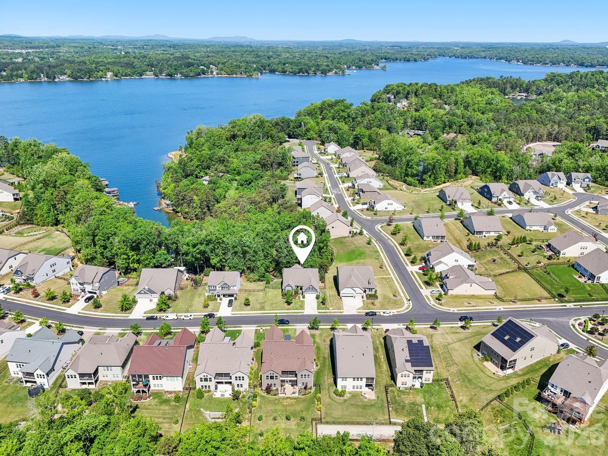 16427 Cozy Cove Road Charlotte, NC 28278 - Photo 5 of 47 an aerial view of multiple house