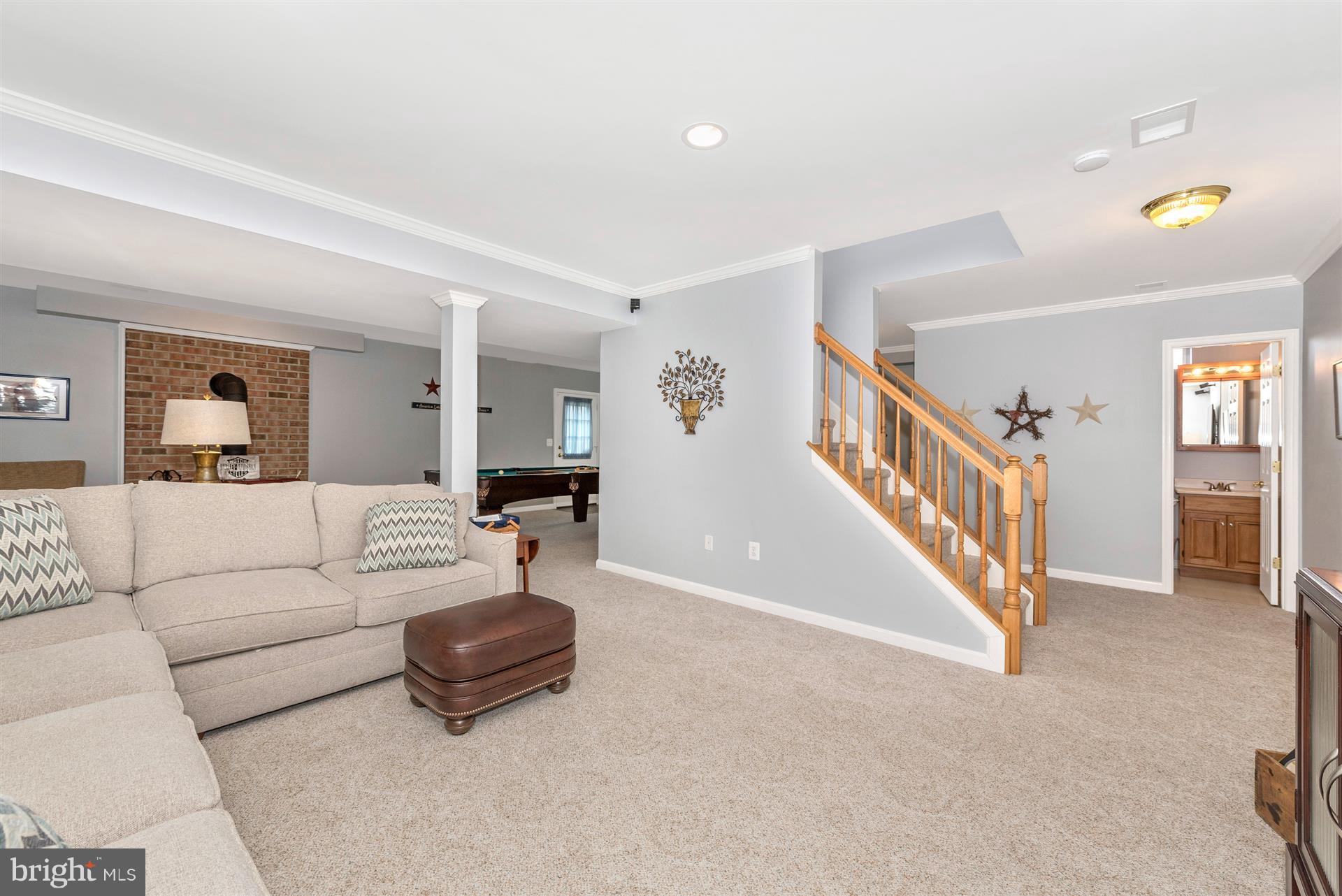 14758 Shirley Bohn Road Mount Airy, MD 21771 - Photo 22 of 30 TV Area in Rec Room