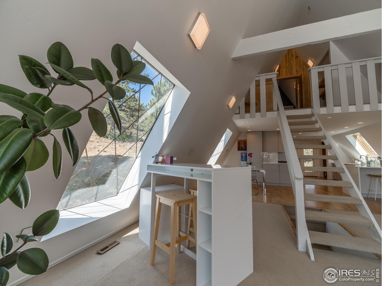 8423 Middle Fork Road Boulder, CO 80302 - Photo 21 of 40 a view of staircase with furniture