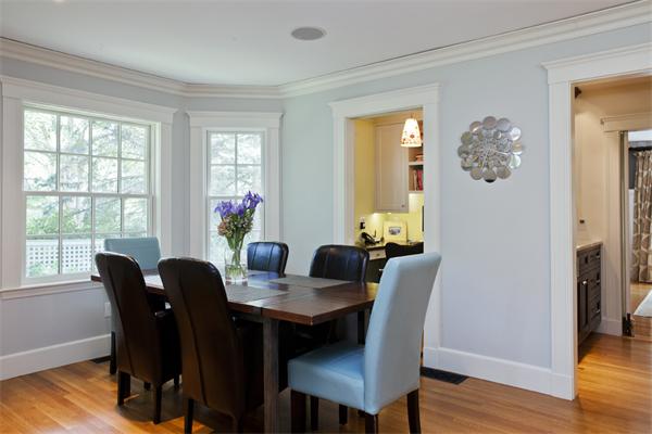 32 Arlington Road Wellesley, MA 02481 - Photo 12 of 29 a dining room with furniture a window and wooden floor