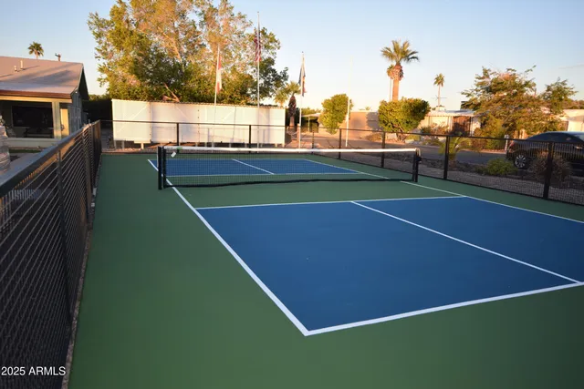 a view of a terrace with chairs